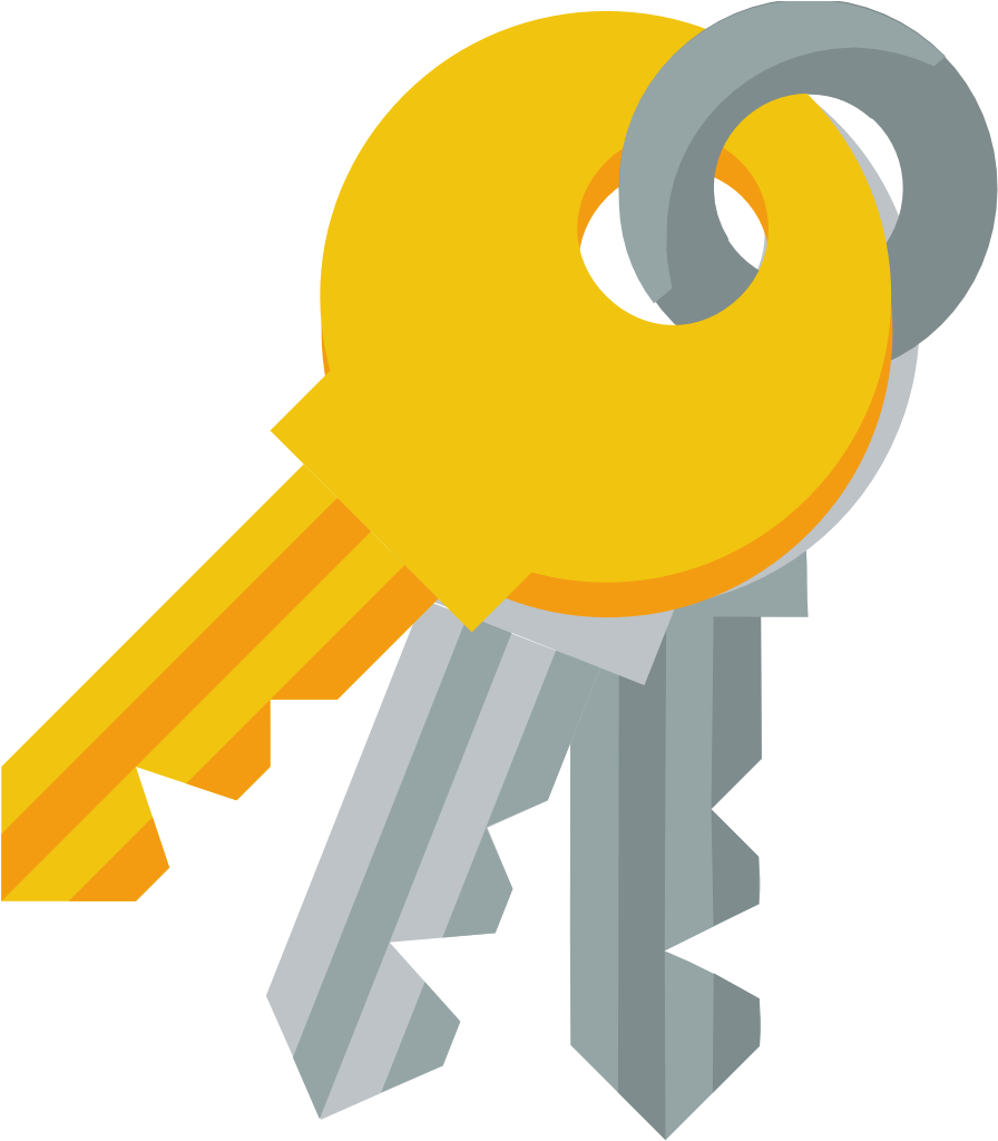 1024 X 1024 25 - Keyring Icon Clipart (1024x1024), Png Download