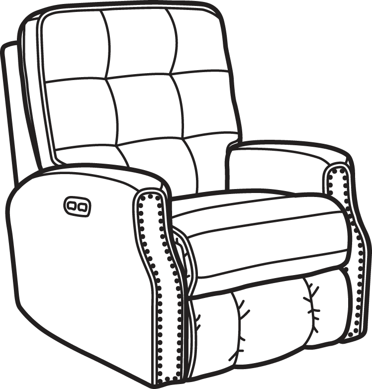 288151h In By Flexsteel In Newberg, - Recliner Drawing Clipart (748x782), Png Download