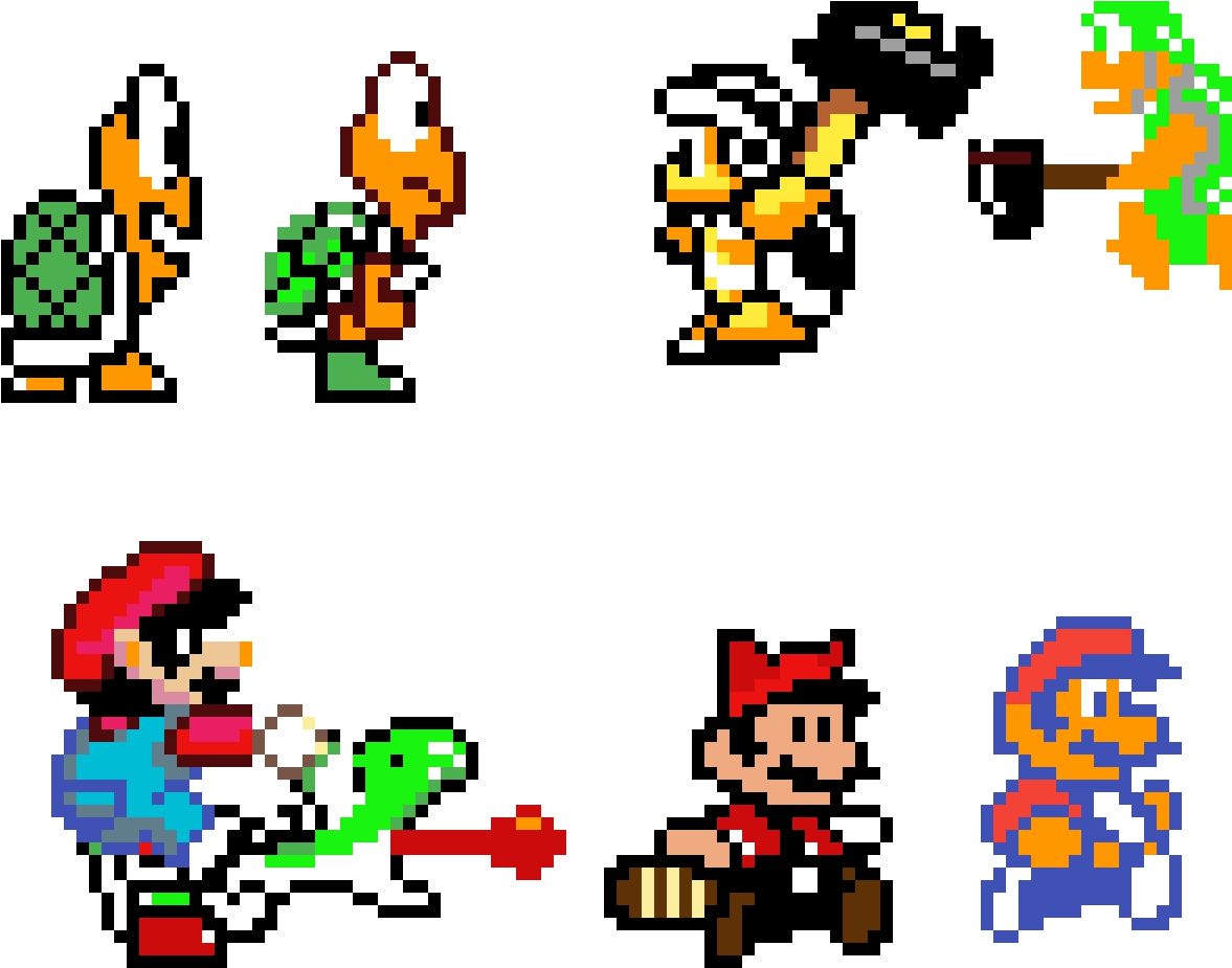 Evolution Mario - Cartoon Clipart (1200x1200), Png Download