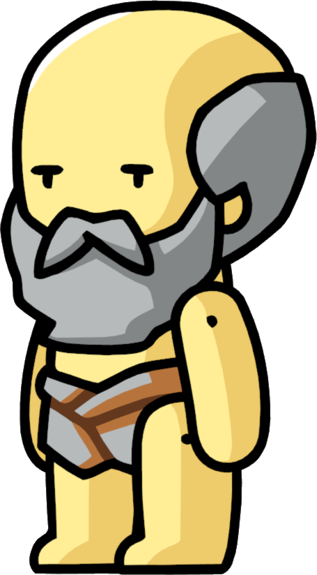 Charon - Hercules Scribblenauts Clipart (455x824), Png Download