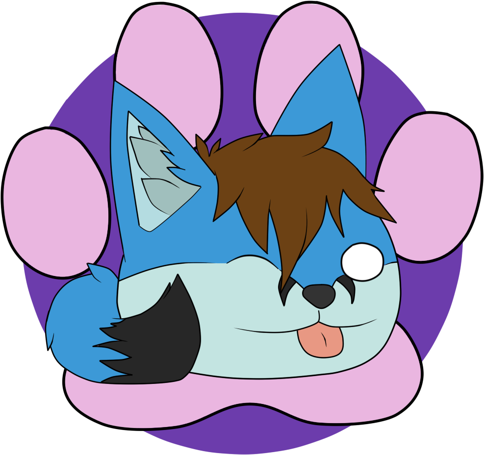 Kalefox Chibi - Cartoon Clipart (1000x1000), Png Download