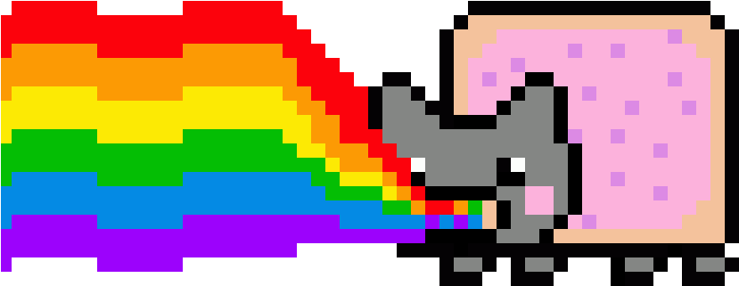 Baryan Cat - Mlg Nyan Cat Png Clipart (1024x576), Png Download