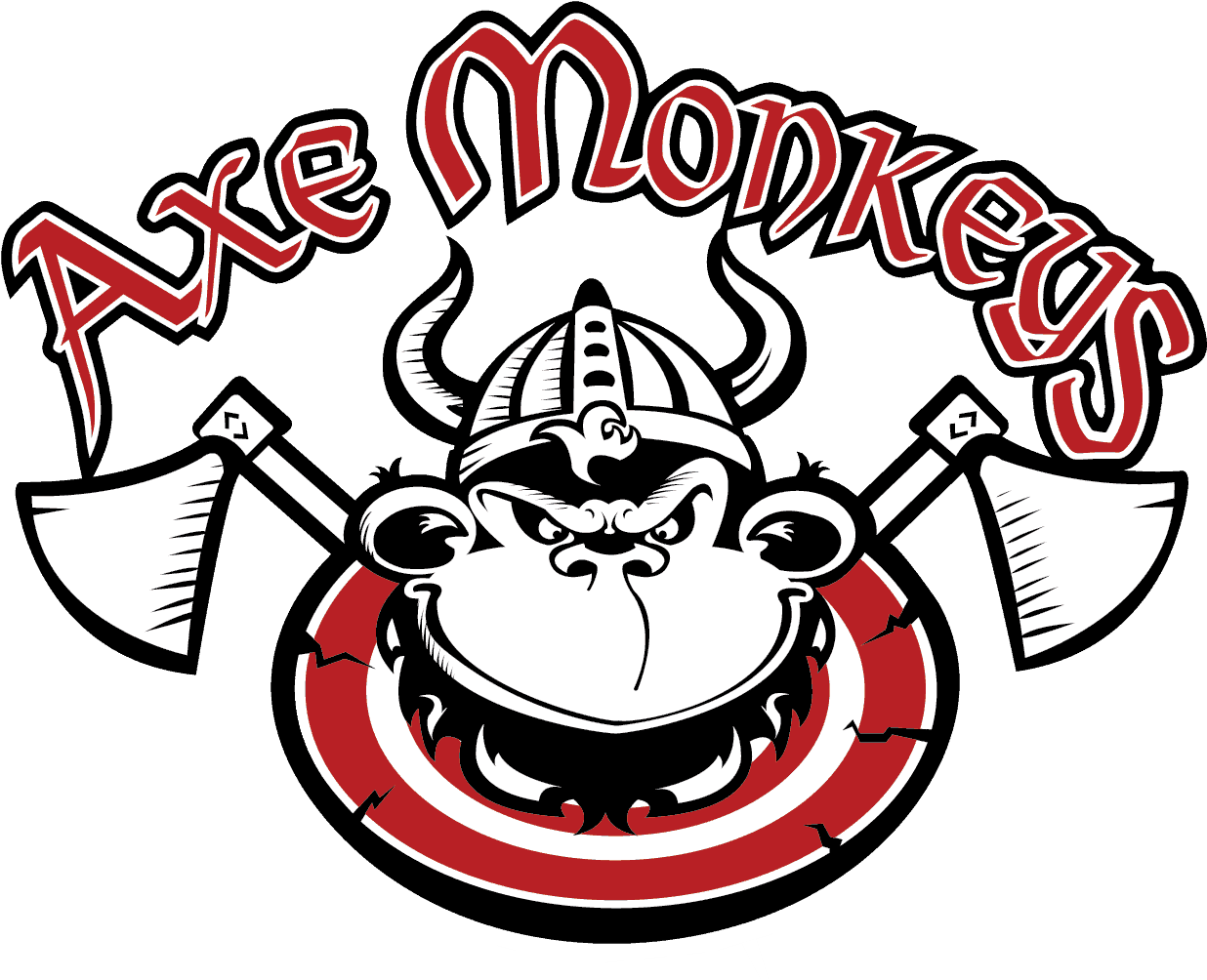 Learn A Little More About Them, By Clicking On Their - Axe Monkey Las Vegas Clipart (1310x1036), Png Download