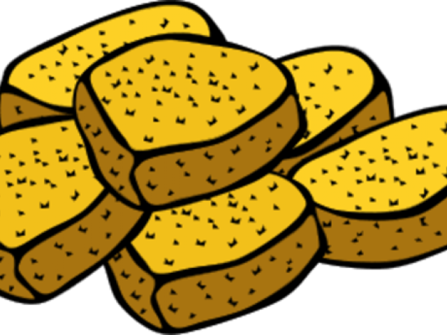 Single Clipart Chicken Nugget - Png Download (640x480), Png Download