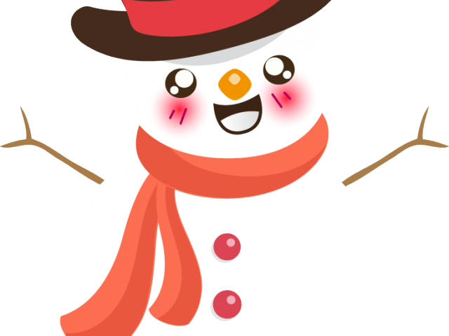 Snowman Clipart Mouth - Clip Art Cutest Snowman - Png Download (640x480), Png Download