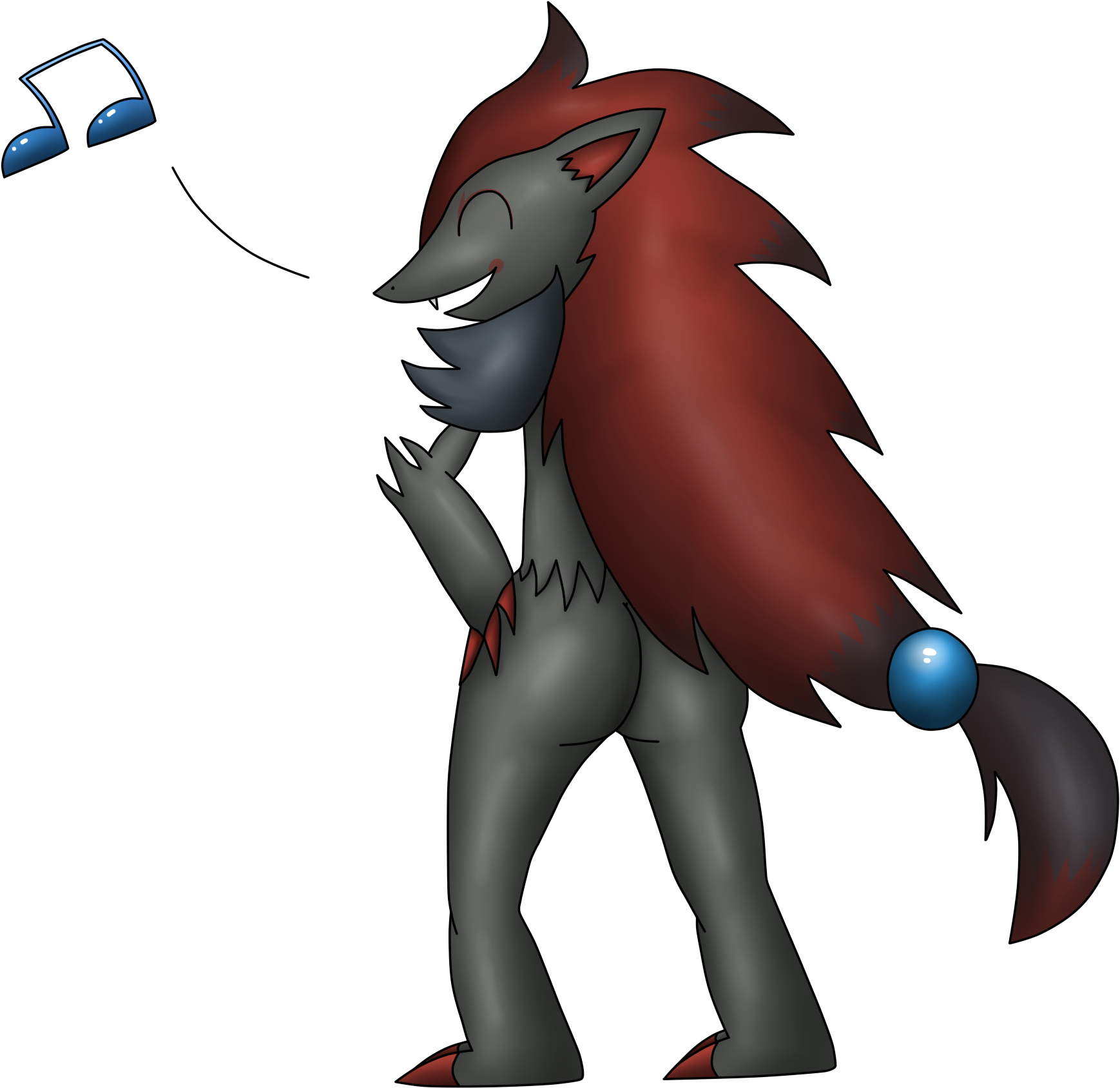 Zoro's Backside - Cartoon Clipart (1762x1749), Png Download