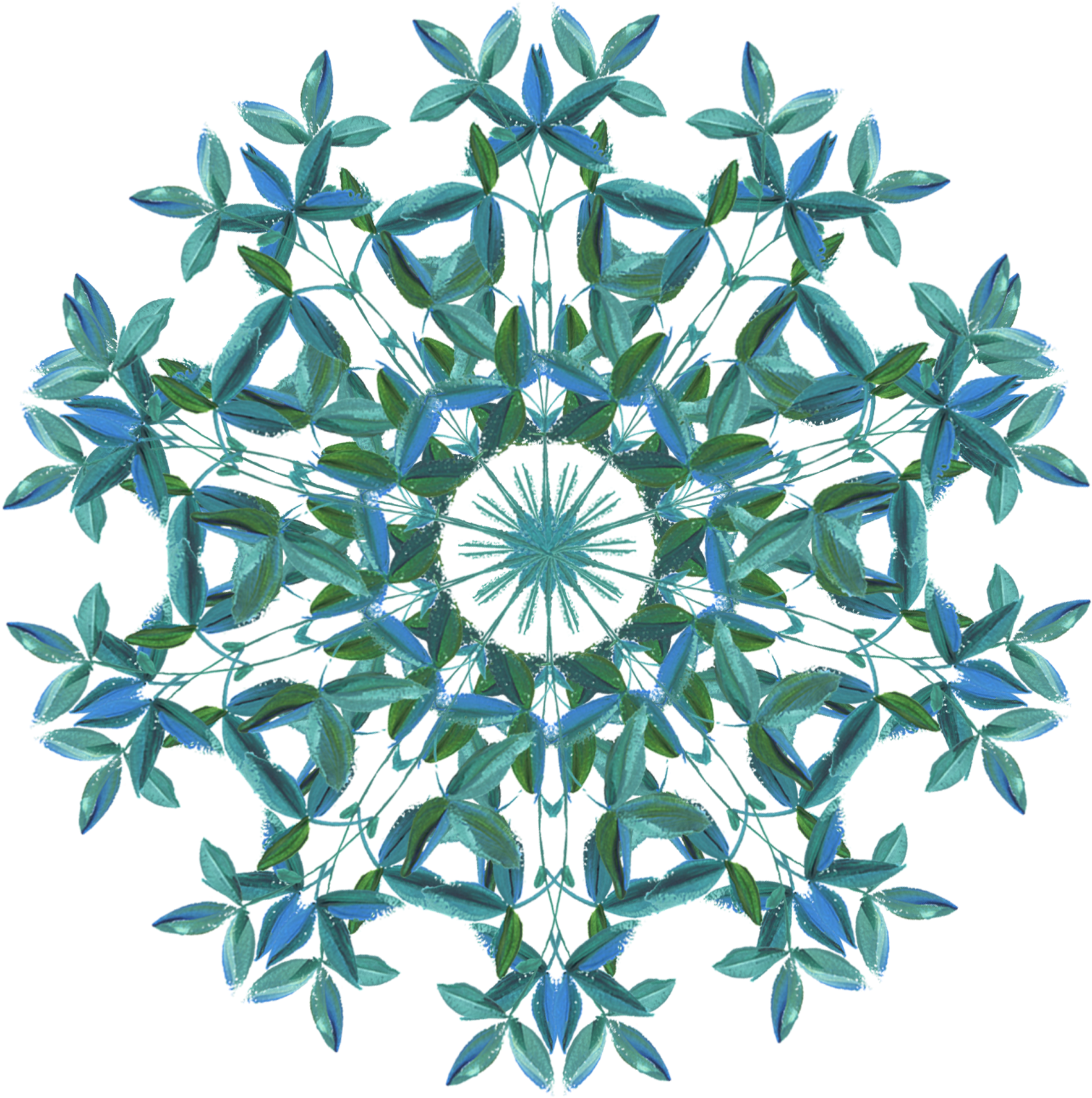 Simple Creative Flower Watercolor Png And Psd - Portable Network Graphics Clipart (2000x2000), Png Download