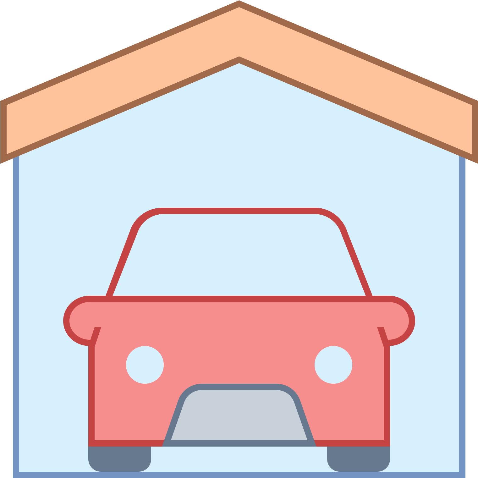 Image Royalty Free Download Garage Icon Free Download - Sandycove Clipart (1600x1600), Png Download