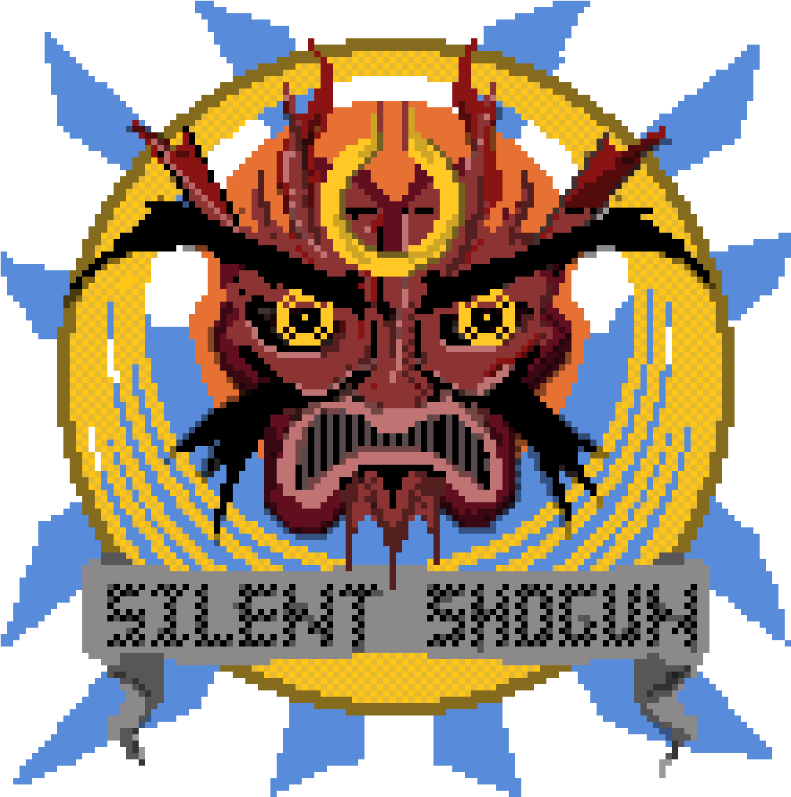 Silent Shogun Emblem - Illustration Clipart (1152x1152), Png Download