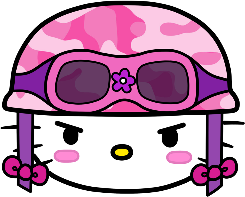 Hooah Kitty - Hello Kitty Army Clipart (900x739), Png Download
