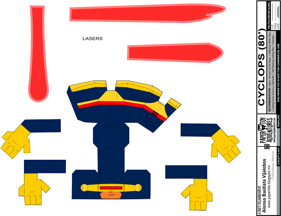 Cyclops, One Of The First X-men Clipart (990x765), Png Download