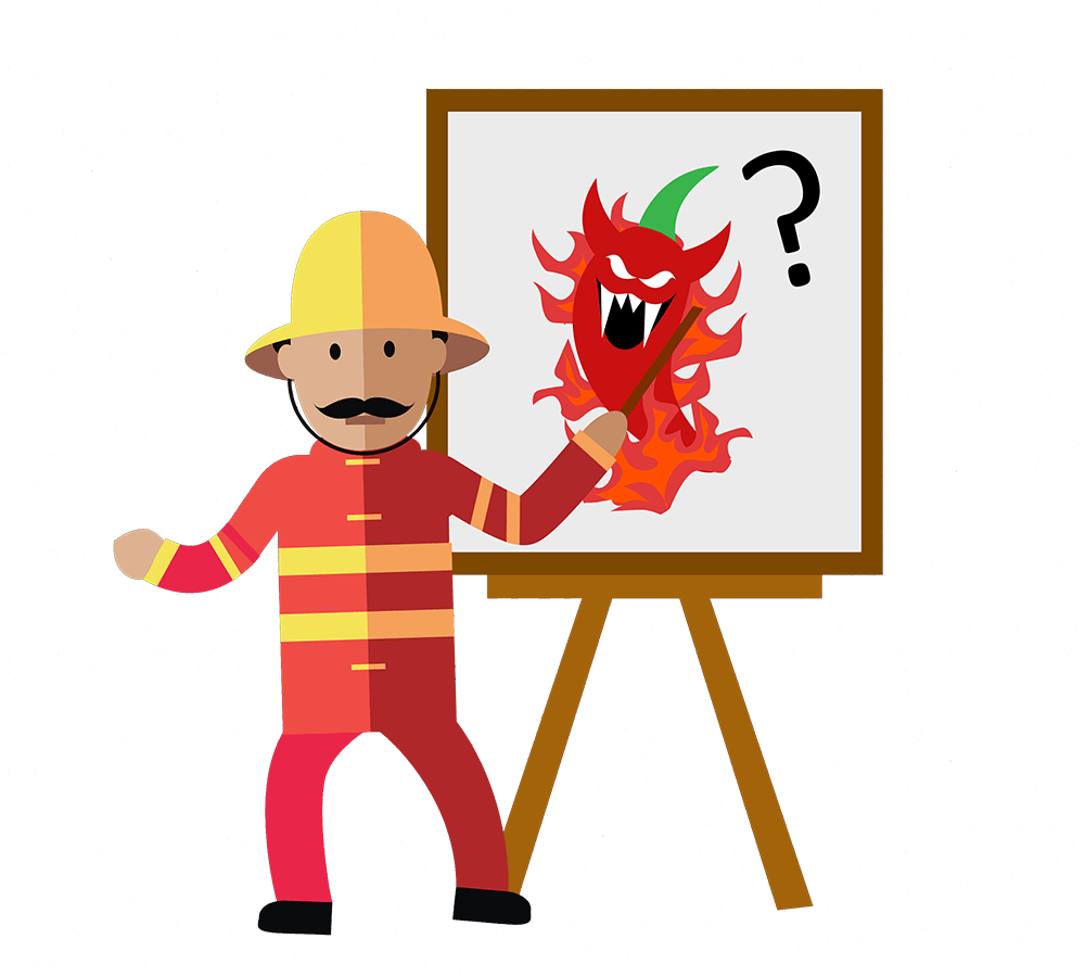 What Makes Chili Peppers So Hot - Cartoon Clipart (1000x900), Png Download