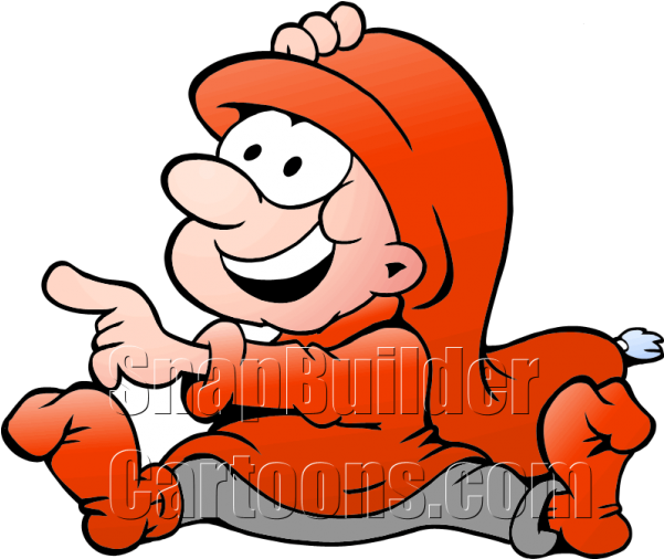 Pointing Elf Clipart (600x600), Png Download