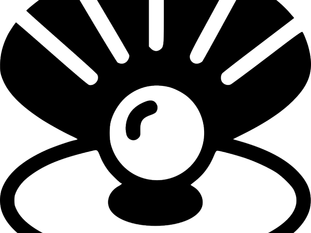 Drawn Shell Beach Shell - Pearl Shell Icon Png Clipart (640x480), Png Download