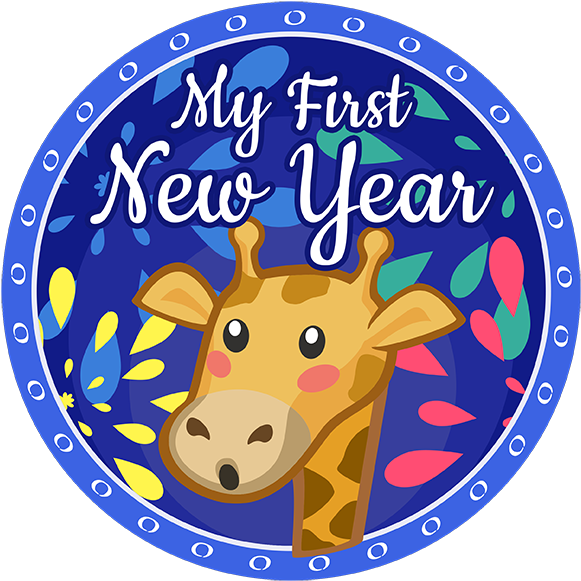 My First Haircut - Giraffe Clipart (600x600), Png Download