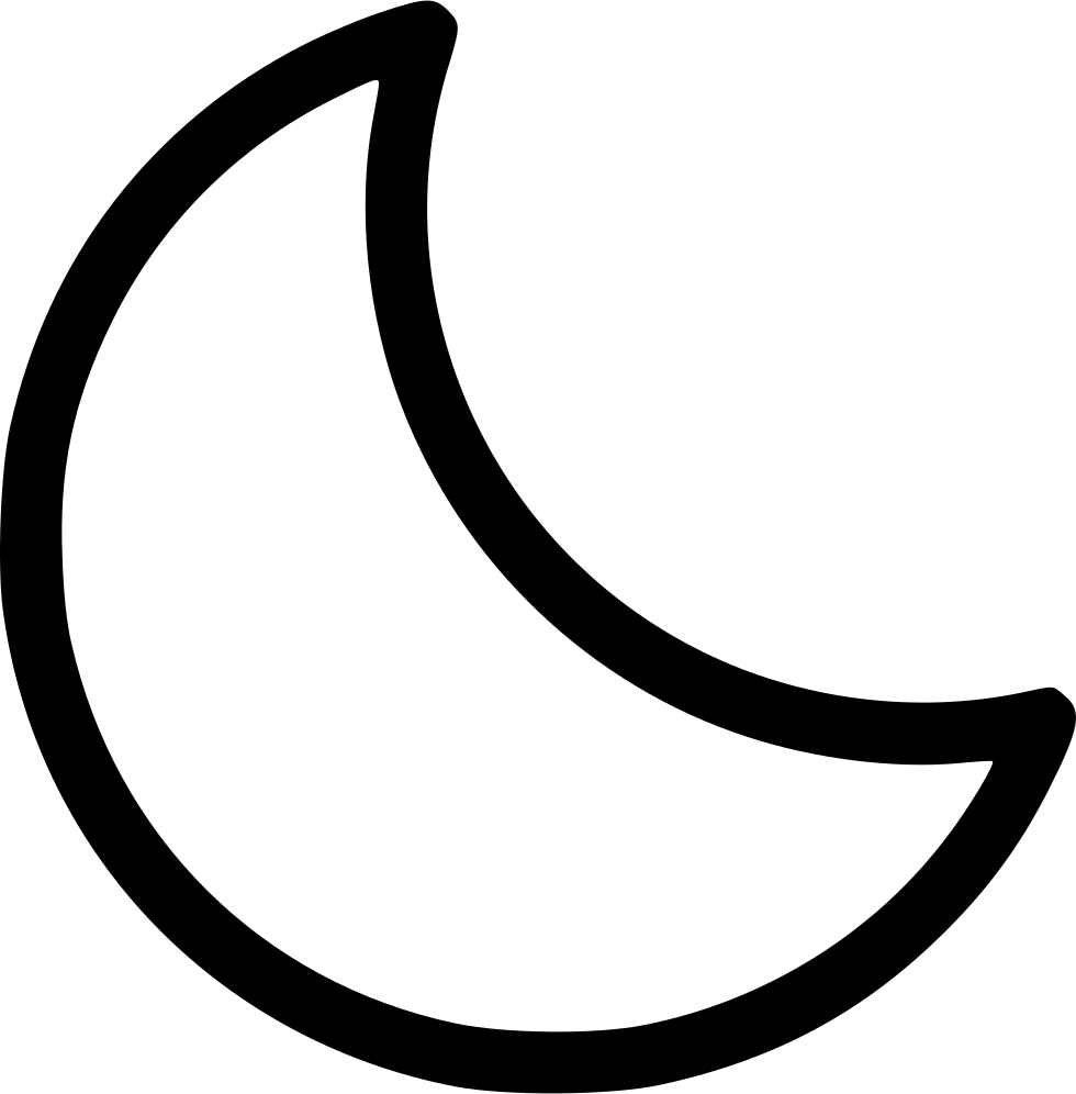 Crescent Moon Waning Night Comments Clipart (980x996), Png Download