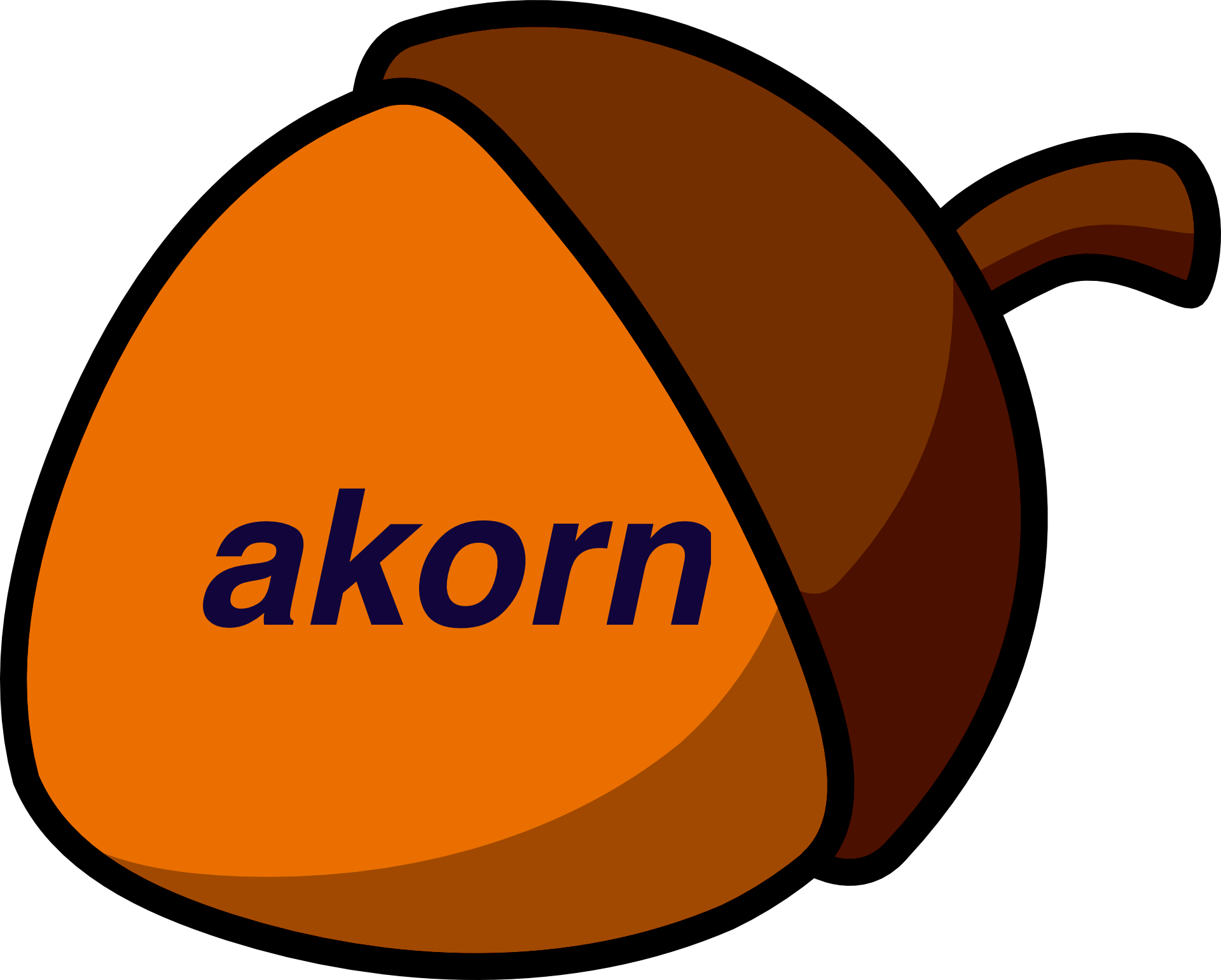 Cartoon Acorn Clipart (1920x1542), Png Download
