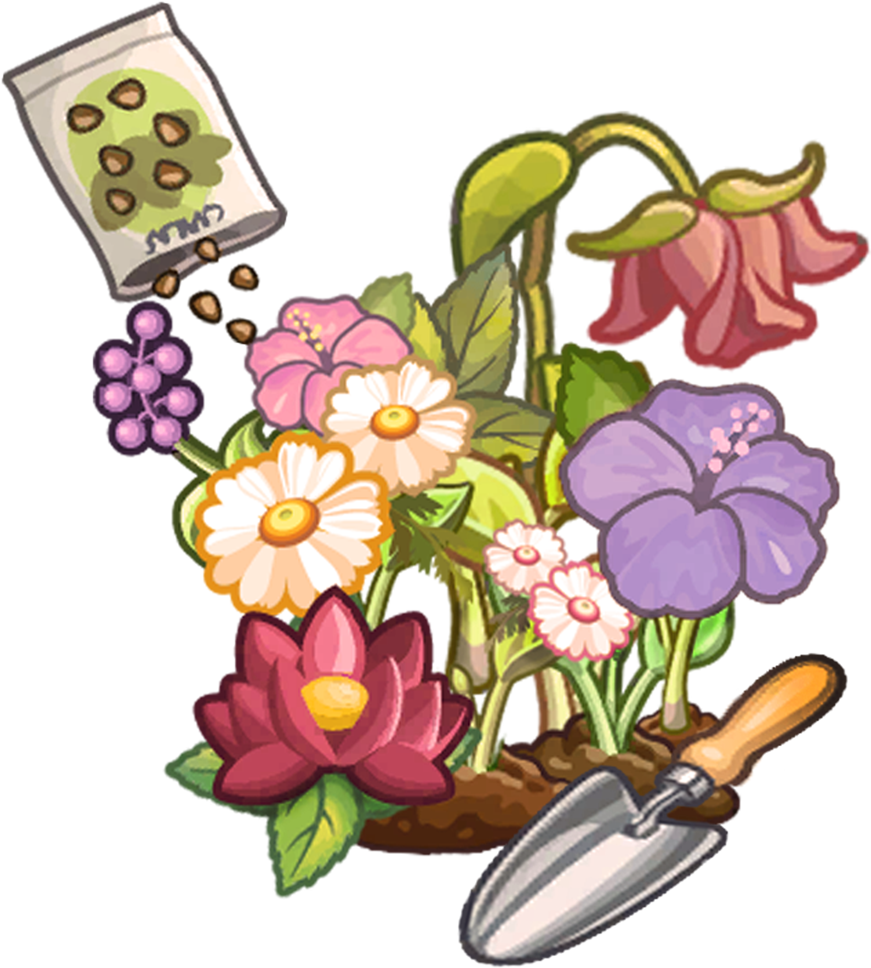 Pixel-florist's Window Box - Bouquet Clipart (2100x2100), Png Download
