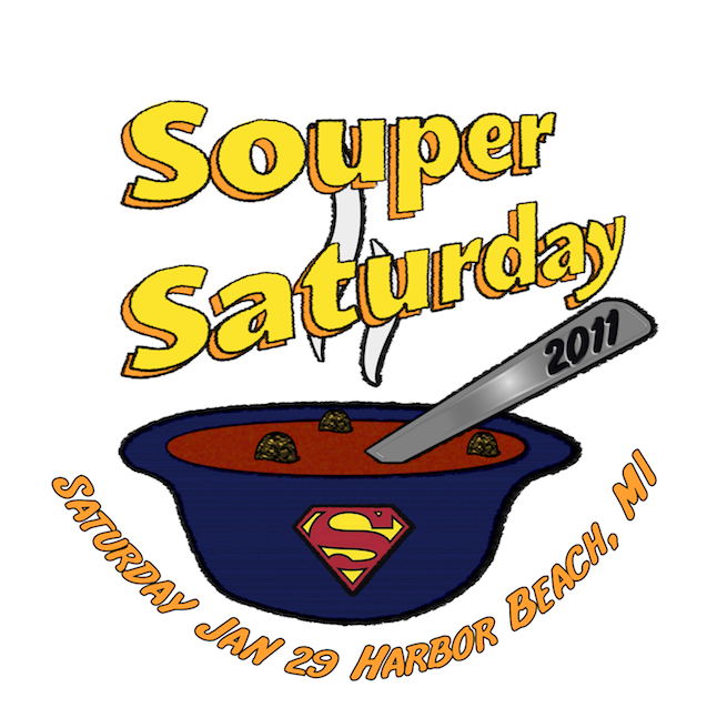 2011 Souper Saturday Logo - Superman T Shirt Clipart (675x675), Png Download