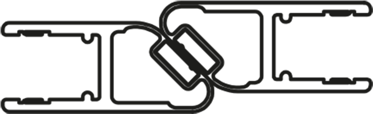 Glasdusche Farfalla 3-406 Clipart (1000x1000), Png Download