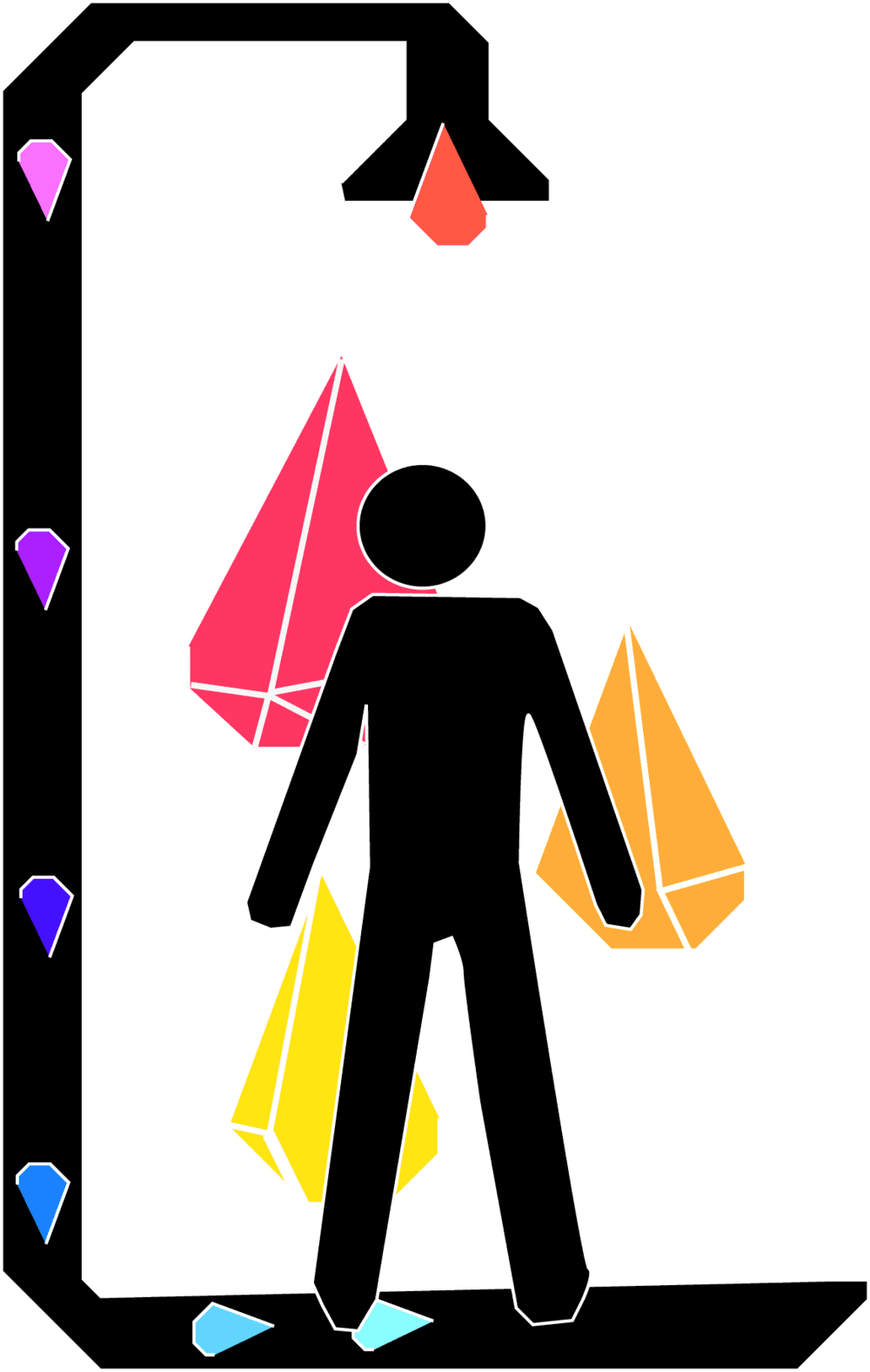 Open Source Und Open Hardware Showerloop Clipart (1000x1578), Png Download