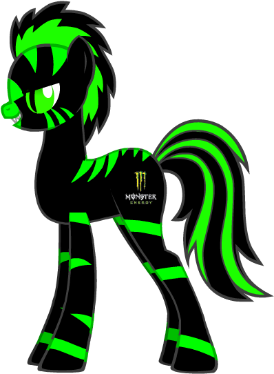 Monster Energy Clipart My Little Pony - Minecraft Ender Dragon Pony - Png Download (830x650), Png Download