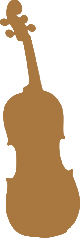 Silhouette Musique Clipart (338x1000), Png Download