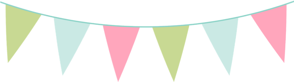 Download Pennant Banner Clip Art - Circle - Png Download (1024x414), Png Download