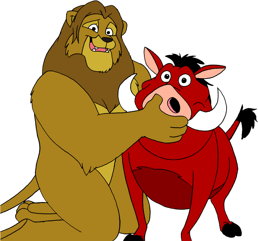 Yogi Bear Clipart - Pumbaa Not In Front Of The Kids - Png Download (880x813), Png Download