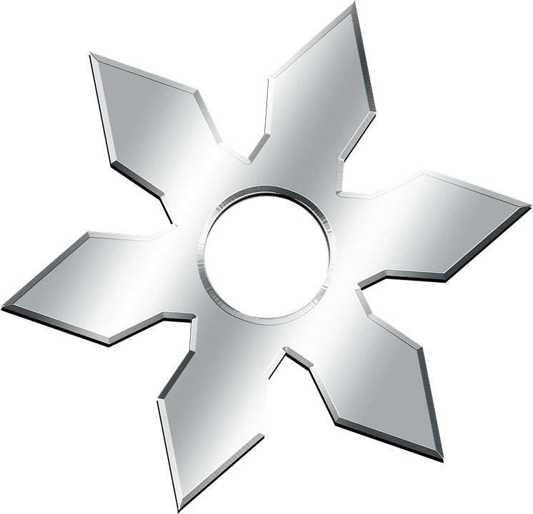 Ninja Star Png Clipart (746x720), Png Download