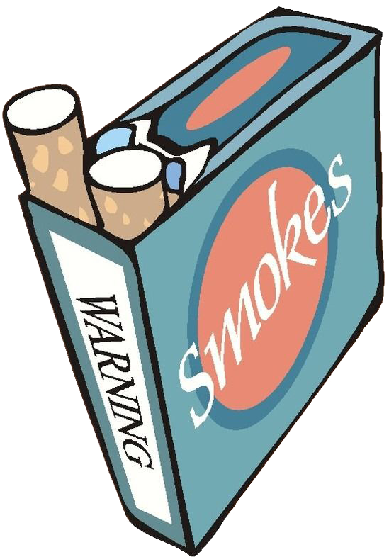 Smoking Clipart Cigarette Packet - Png Download (740x830), Png Download