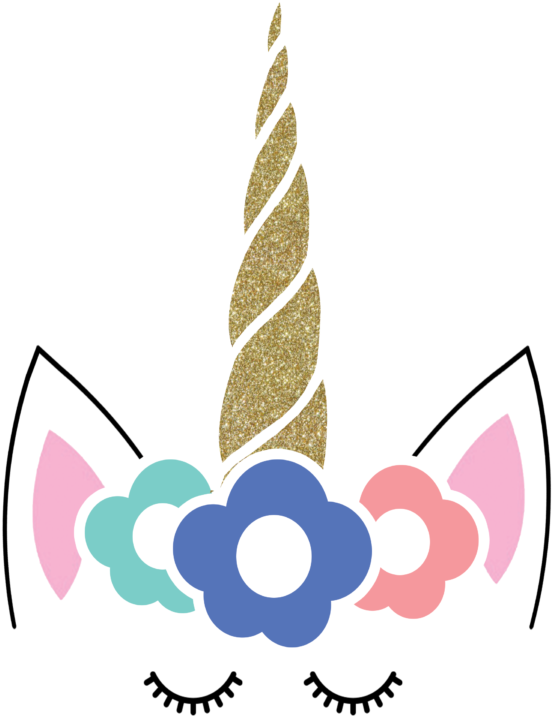 Free Unicorn Face Svg Cut File Download - Colorado Spruce Clipart (745x1024), Png Download