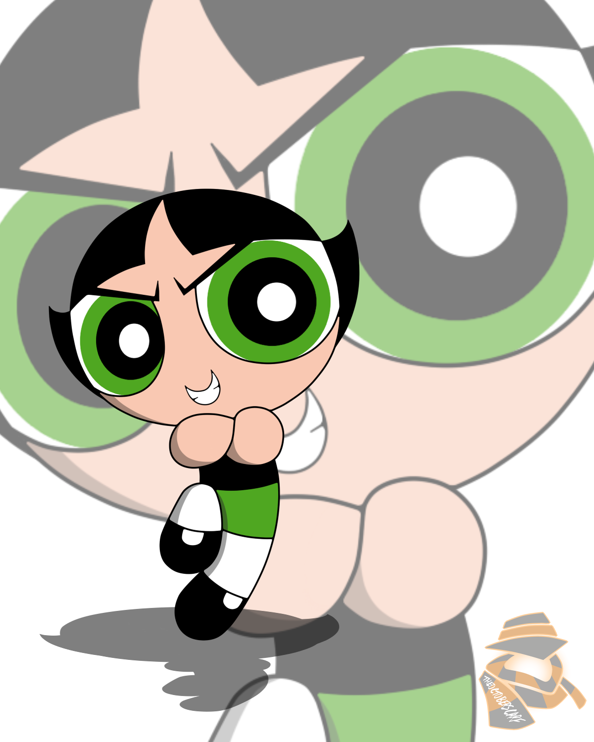 Buttercup - Cartoon Clipart (1200x1500), Png Download