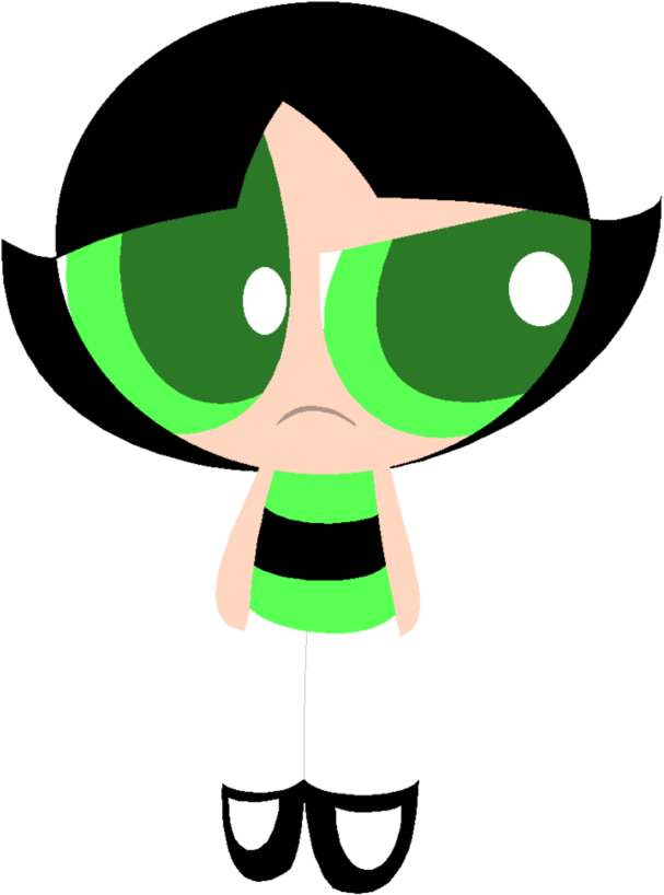 Buttercup Powerpuff Girls Png Transparent Background - Ppg Buttercup Angry Clipart (800x834), Png Download