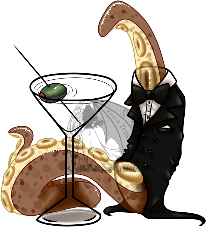 2013 Tentacle Bond - Cartoon Clipart (705x800), Png Download