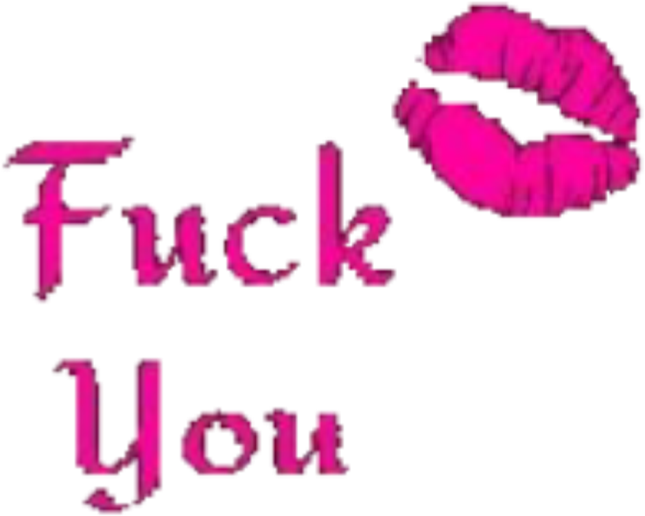 Fuckyou Sticker Clipart (1024x1024), Png Download