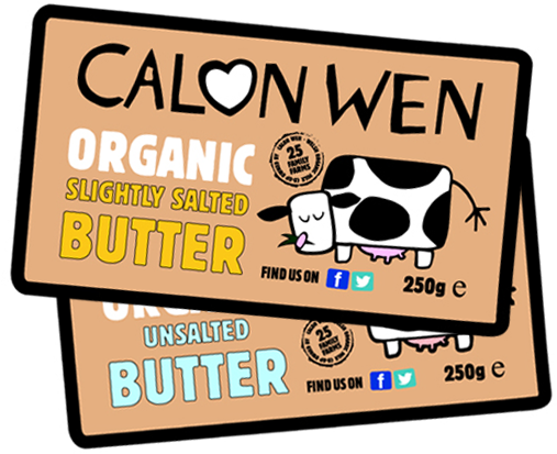Organic Butter - Calon Wen Clipart (570x570), Png Download