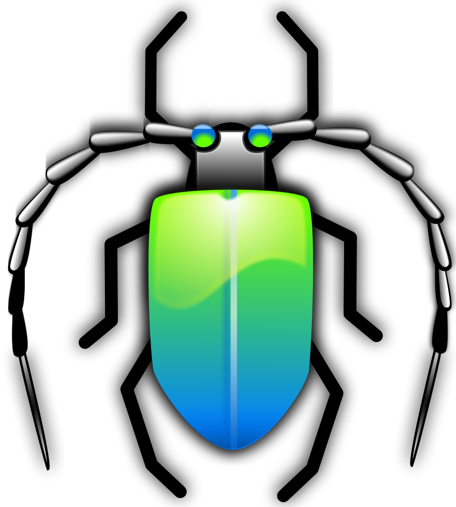 File - Beetle Icon - Svg - Ant Clipart (921x1024), Png Download