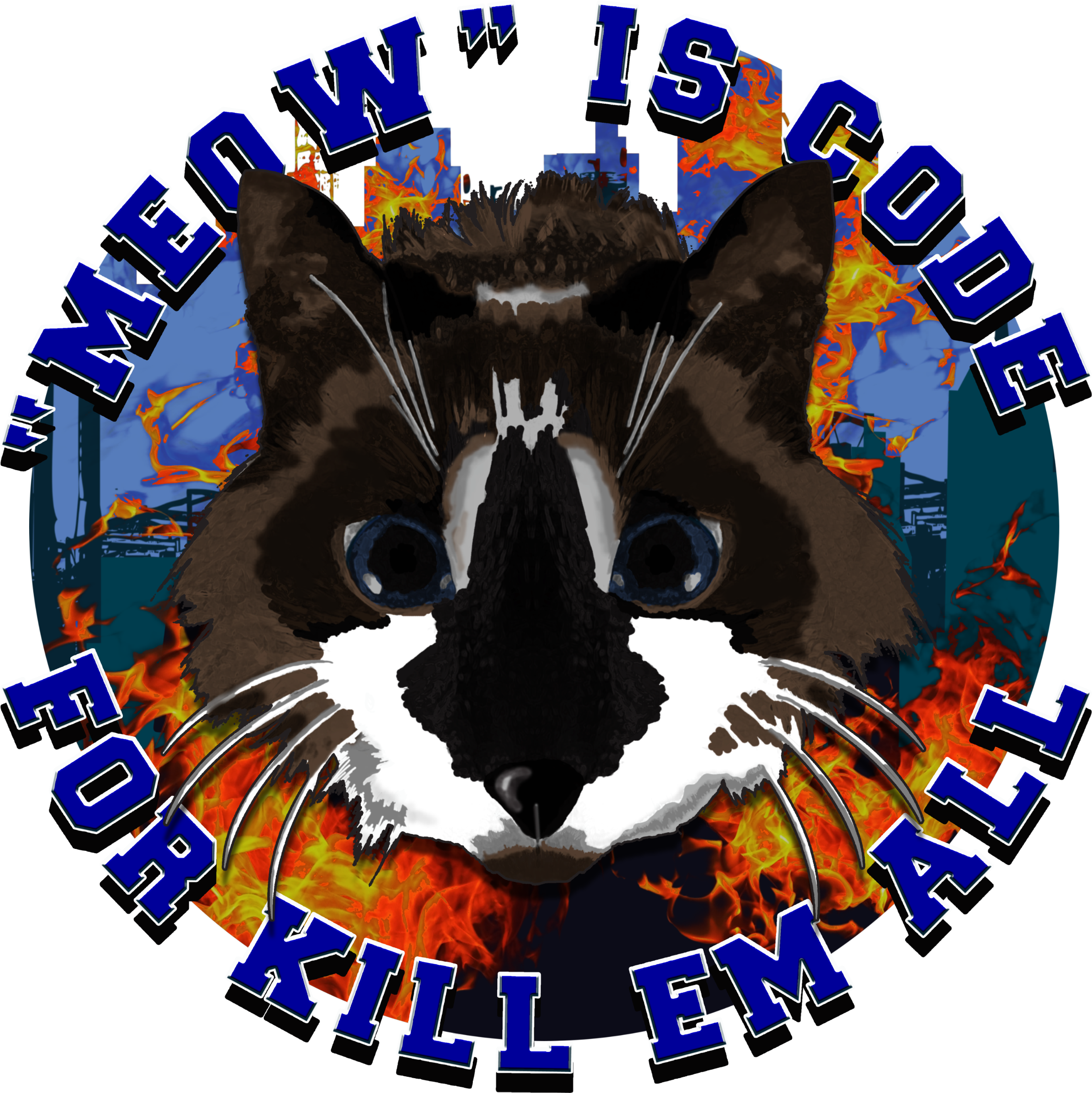 Just Some Nonsense Made With A Painting Of Snowshoe - Illustration Clipart (2500x2500), Png Download