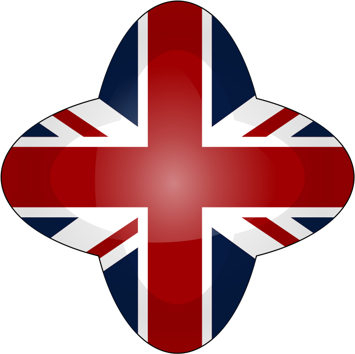 Png England Flag Heart Clipart (800x757), Png Download