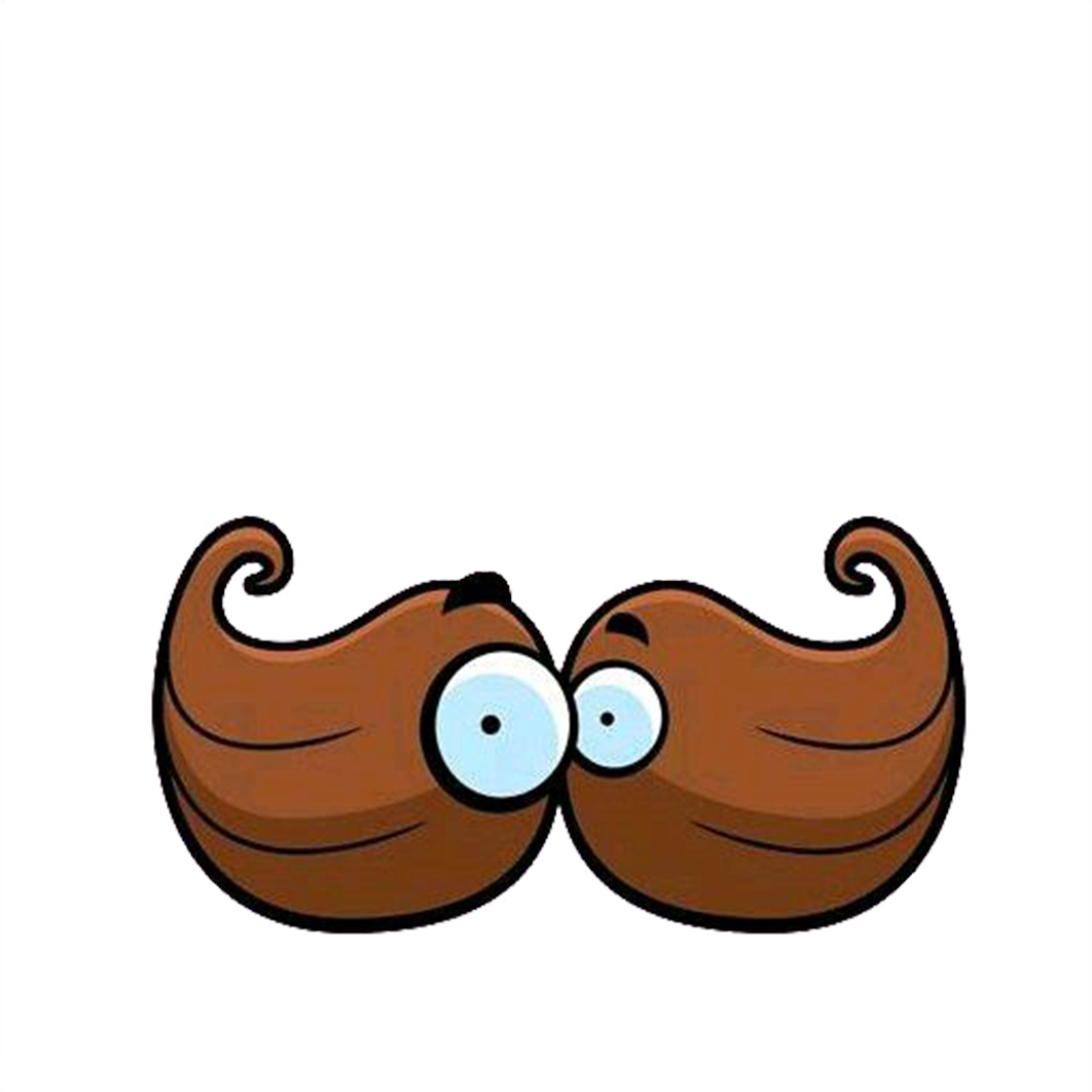 Moustache Cartoon Beard Wallpaper - Long Beard And Mustache Cartoon Clipart (1062x1062), Png Download