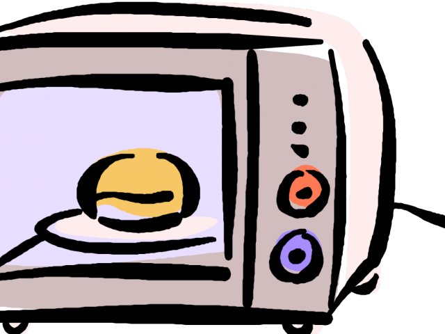 Oven Clipart Baked - Microwave Conduction Convection Or Radiation - Png Download (640x480), Png Download