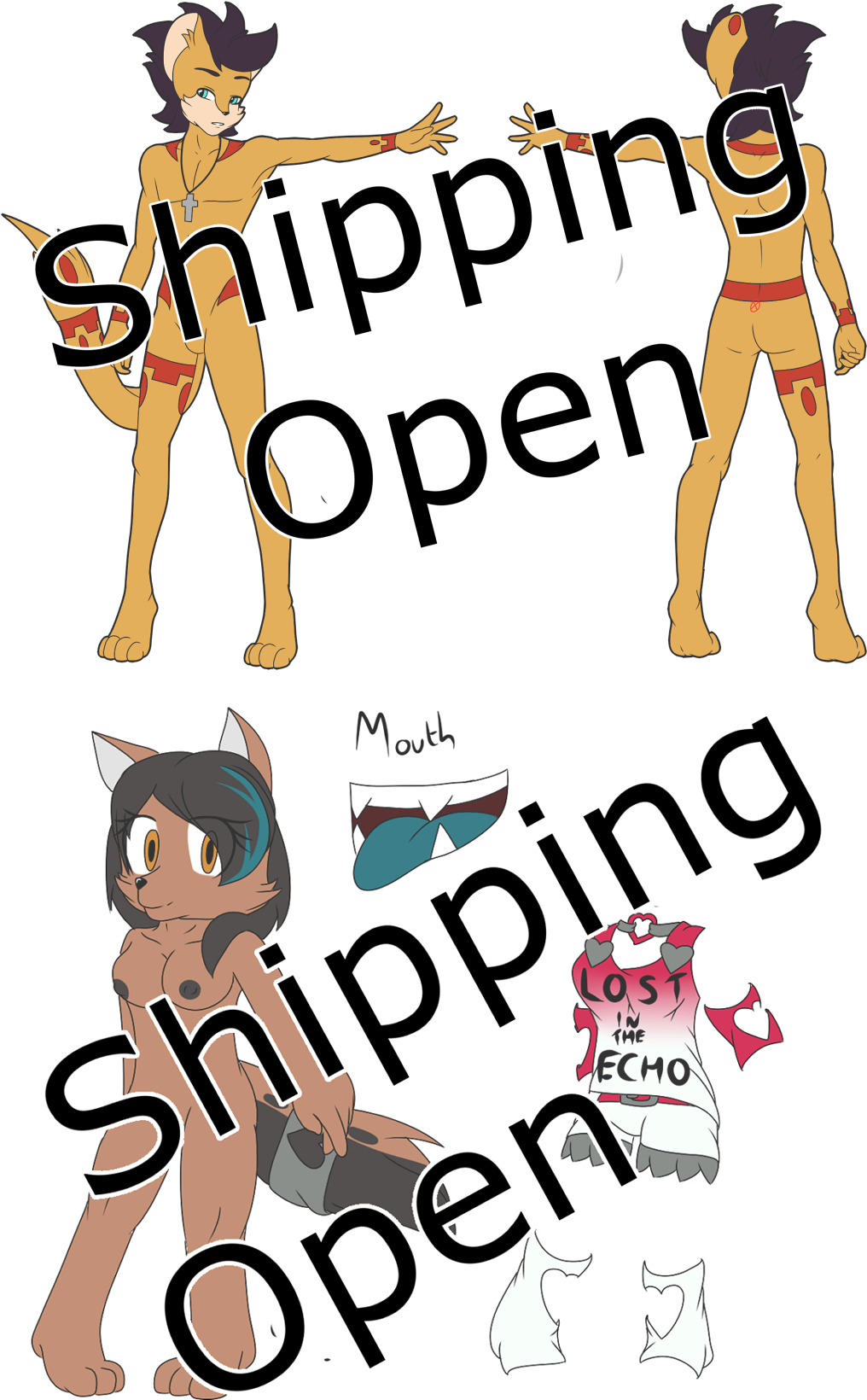 Shipping With Tao And Heath - Cartoon Clipart (1089x1800), Png Download