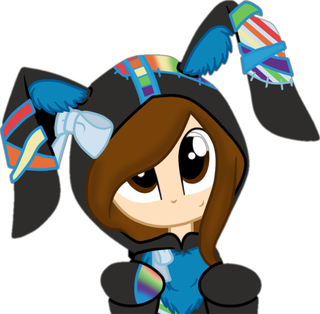 Pony With Bunny Bases Clipart (1024x1004), Png Download