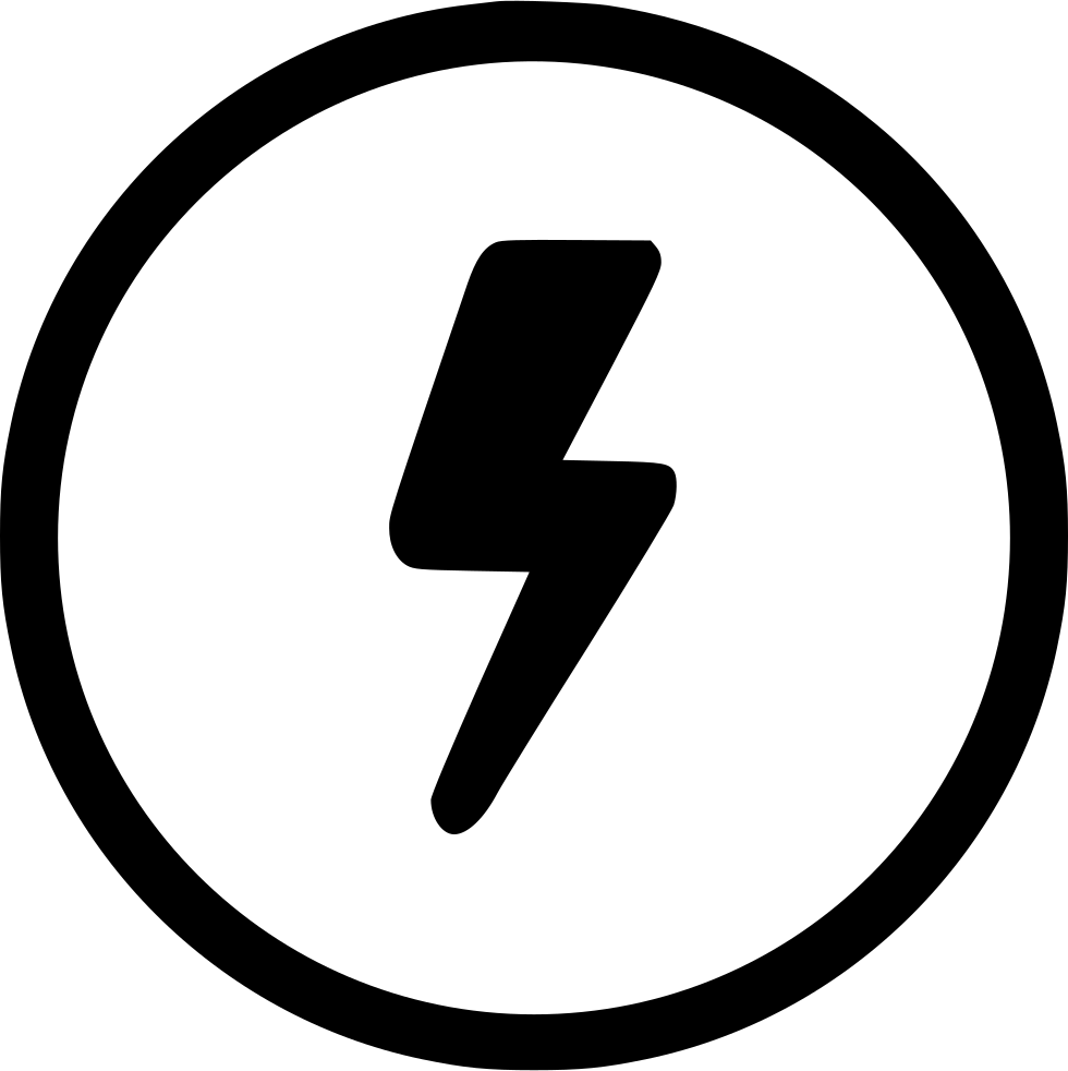 Shock Electric Warning Mark Function Comments - Cost Png Icon Clipart (980x982), Png Download