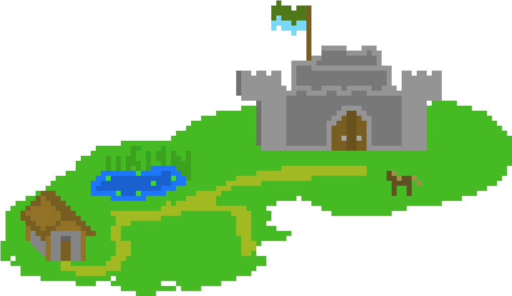 Village V2 - Illustration Clipart (1090x730), Png Download