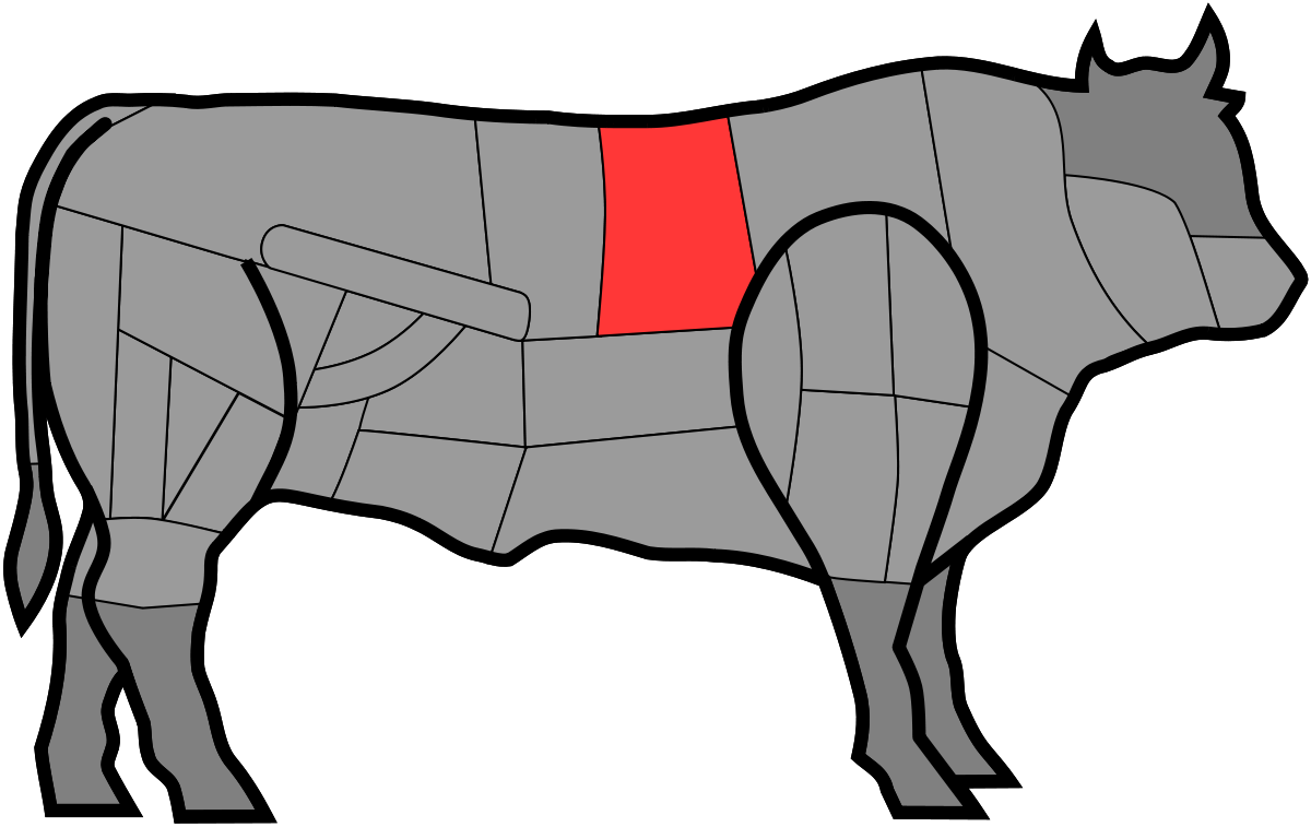 Rump Of A Cow Clipart (1200x757), Png Download