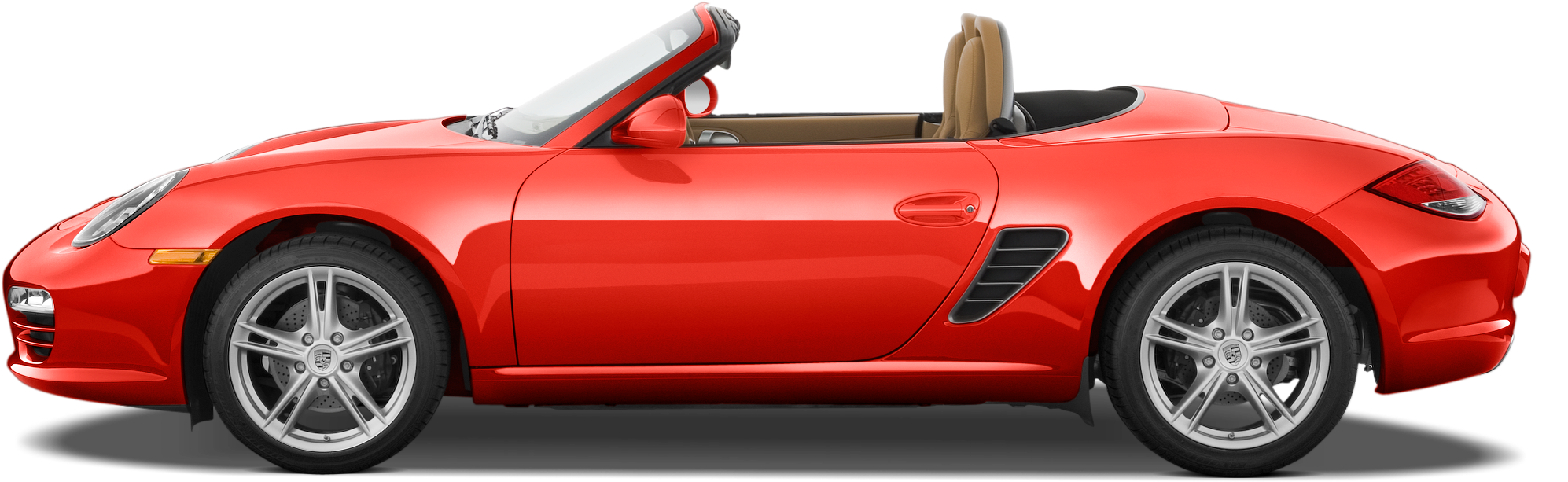 Porsche Clipart Red Convertible - 2013 Genesis Coupe Side - Png Download (2048x1360), Png Download