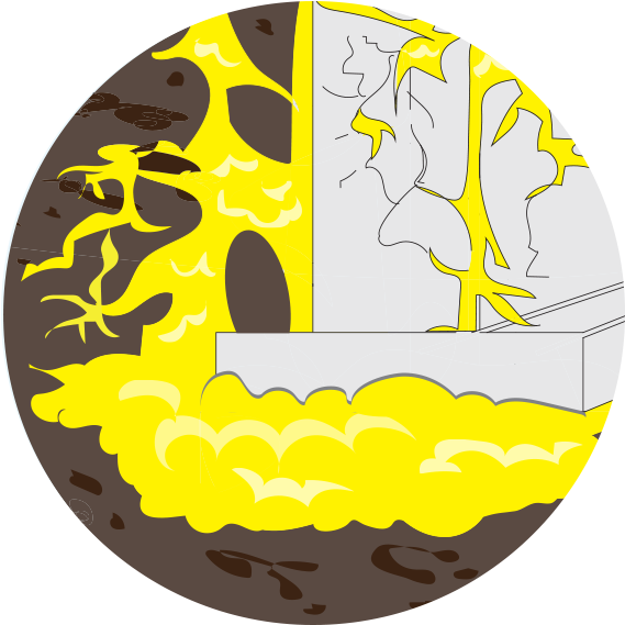 Dirt Clipart Soil Erosion Prevention - Circle - Png Download (591x601), Png Download