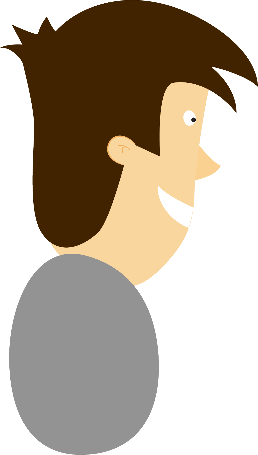 Please, Rotate Your Device For Full Website Experience - Cartoon Clipart (1069x1882), Png Download